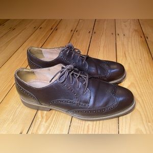 ($120 MSRP) Cole Haan Grand OS Men's Size 11 Leather Wingtip Oxford Shoe C22004